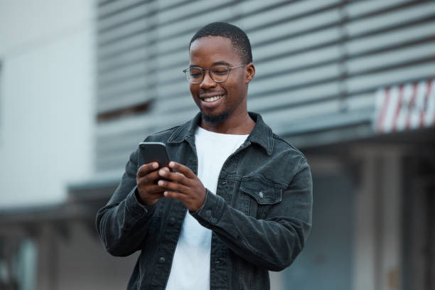 man using phone